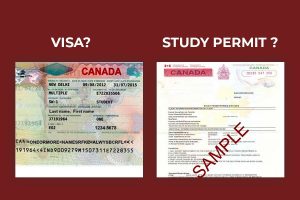 Phân biệt thị thực du học  với giấy phép học tập tại Canada?